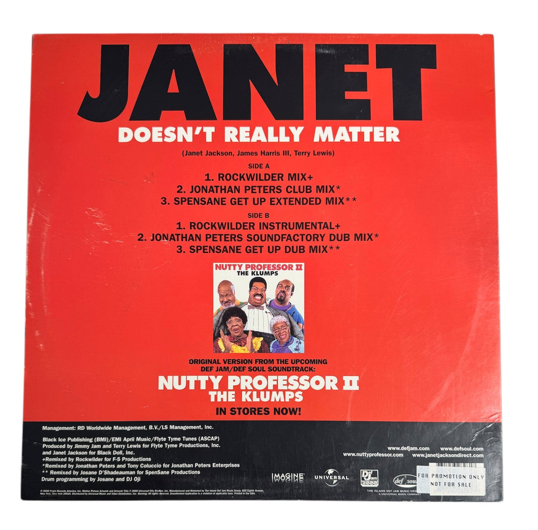 Janet - Doesn't really matter 12” single (Vinyl)