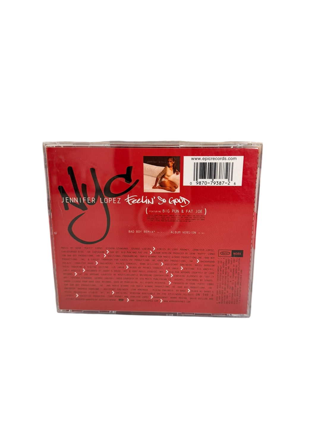 Jennifer Lopez featuring Big Pun & Fat Joe - Feelin’ So Good (used) (CD)