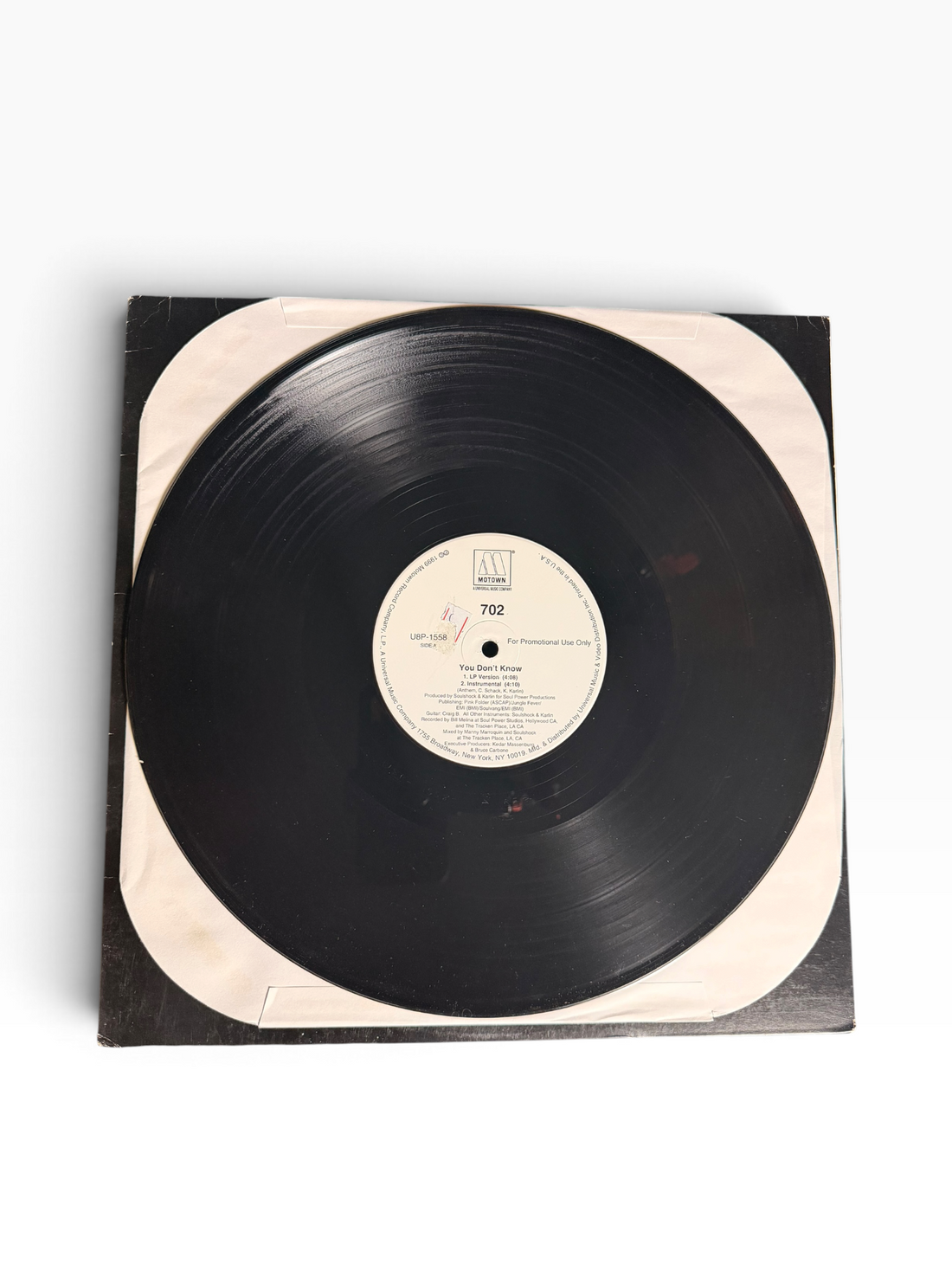 702 - You Don't Know , Record 12" promo