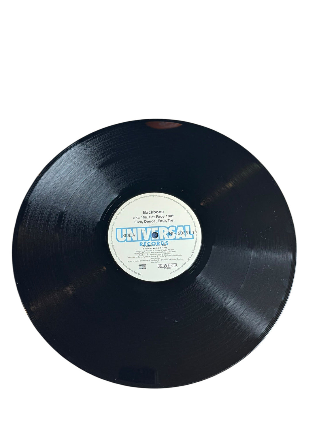 Backbone aka Mr. Fat Face 100 - Five, Deuce, Four, Tre