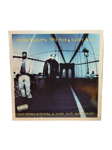 Prime Minister Pete Nice & Daddy Rich -  Rap Prime Minister & Daddy Rich (Rat Bastard) (12”)