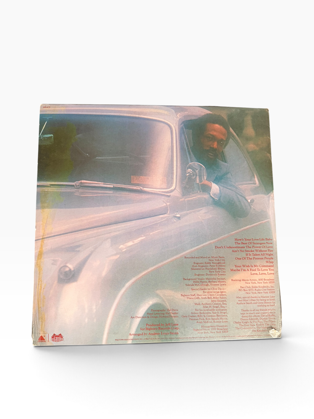 Eddie Kendricks - Vintage '78 LP Vinyl