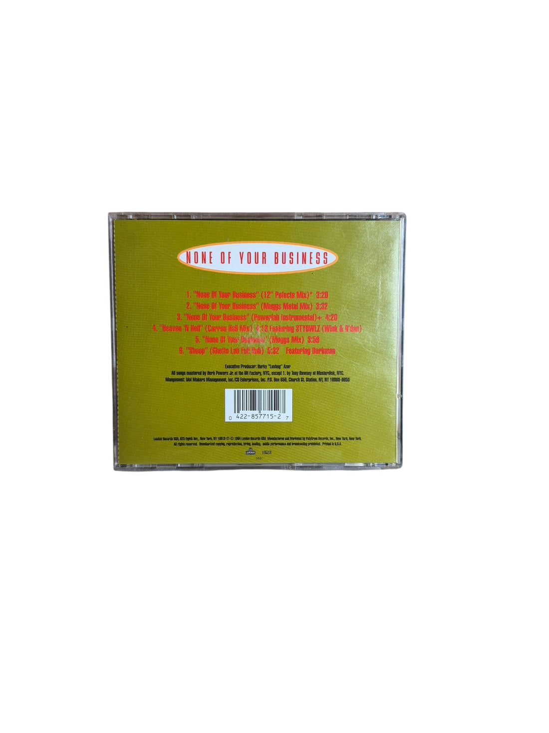 Salt-N-Pepa - None Of Your Business (Used ) (Cd )