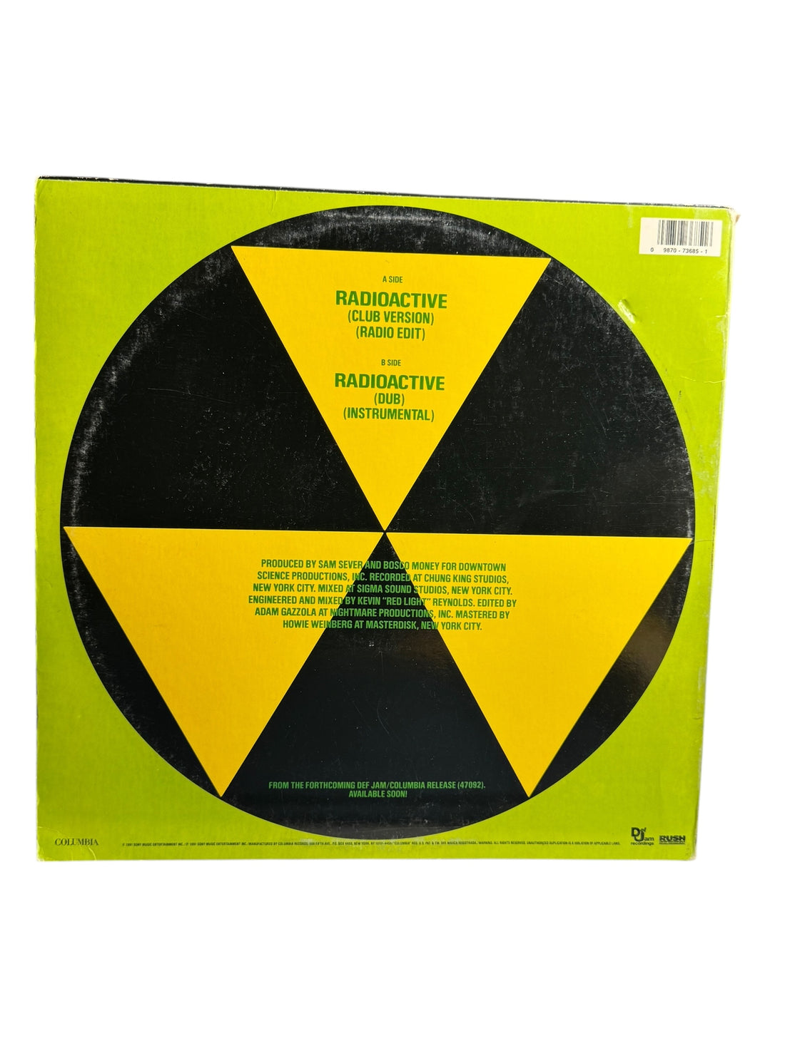 Downtown Science - Radioactive (12”)