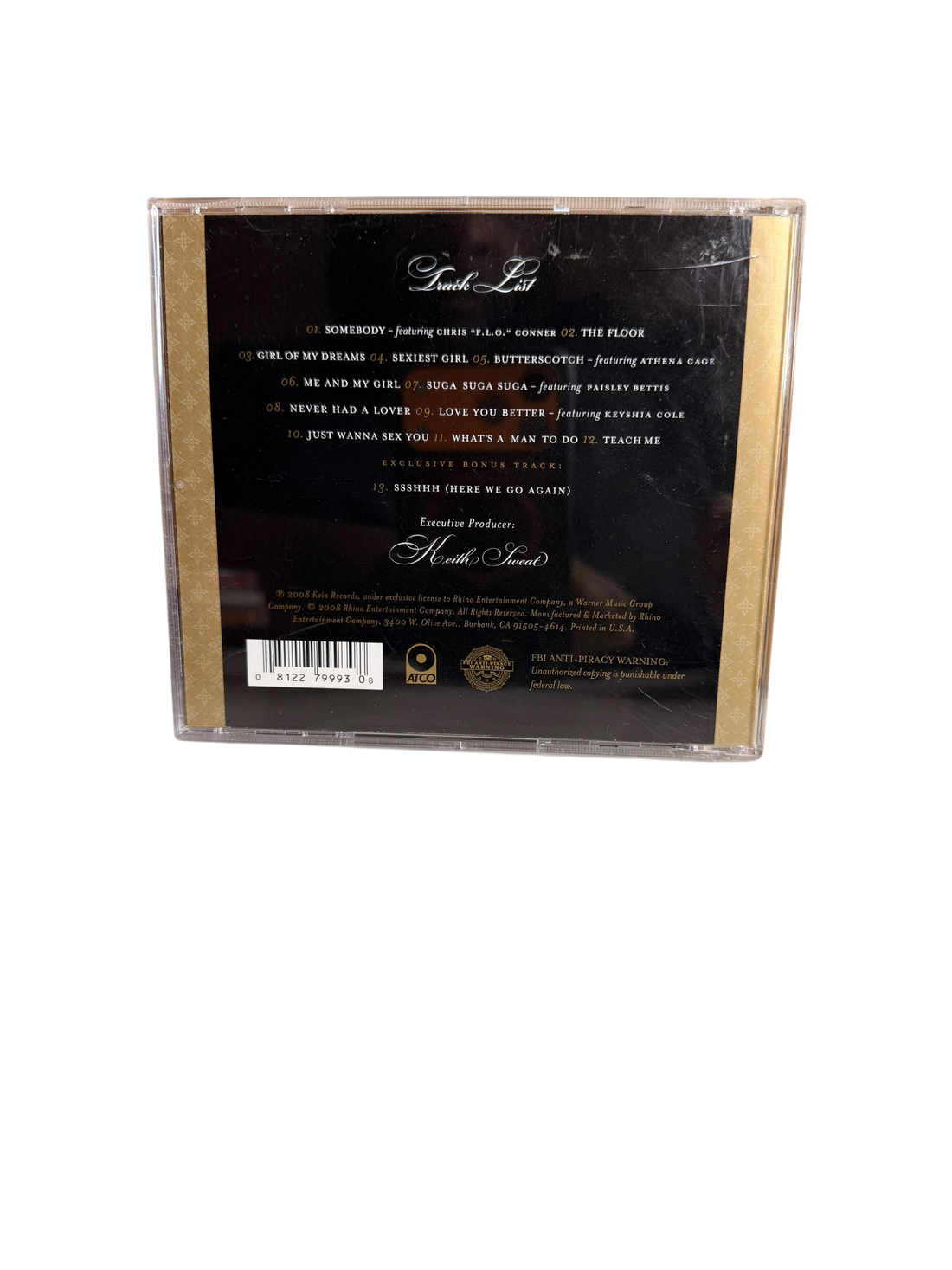 Keith Sweat - Just Me ( Used ) ( Cd )
