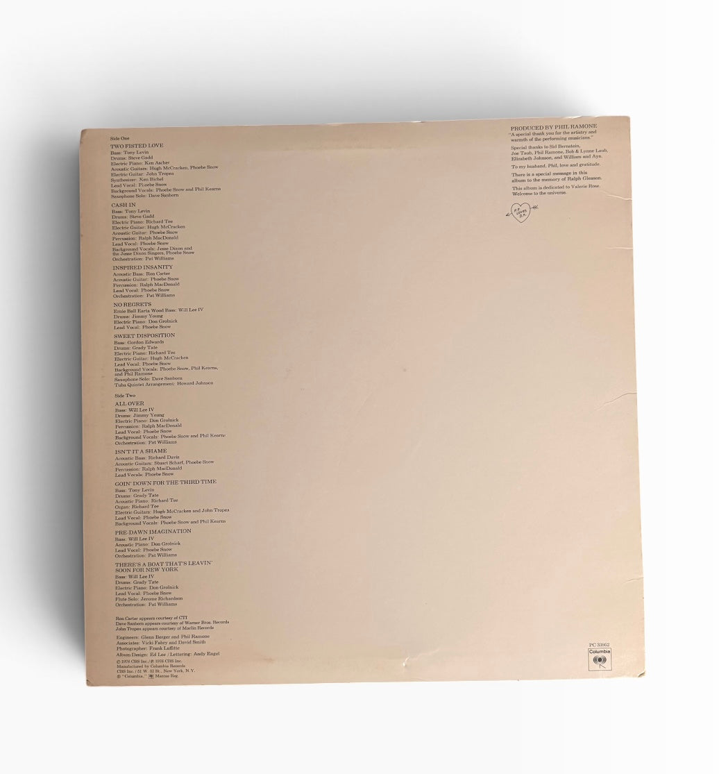 Phoebe Snow - Second Childhood 12" Vinyl